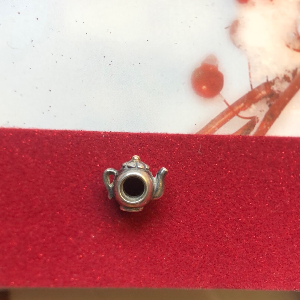 Teapot Pandora Charm Sterling Silver